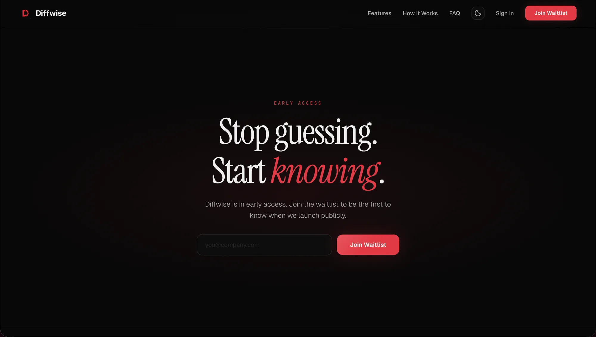 Diffwise — Early Access