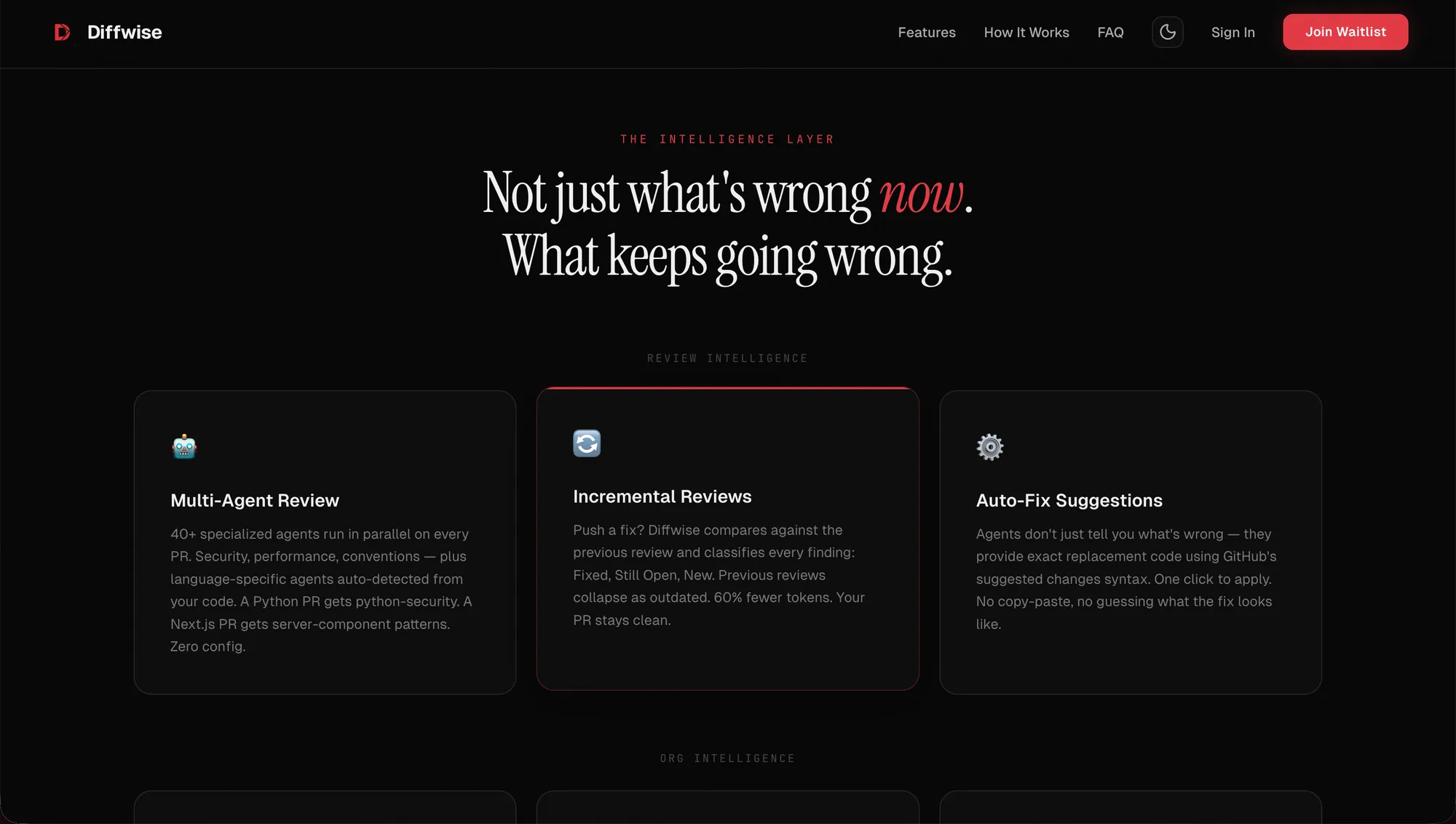 Diffwise — Intelligence